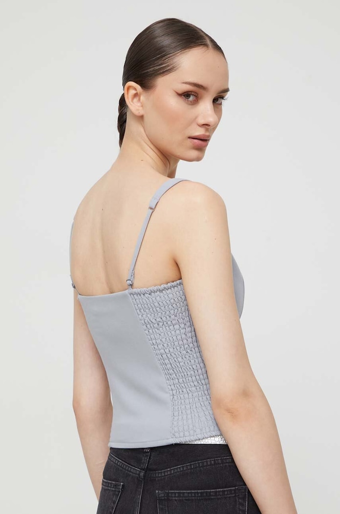 Ρούχα Μπλουζάκι Abercrombie & Fitch KI140.3425.912 γκρί