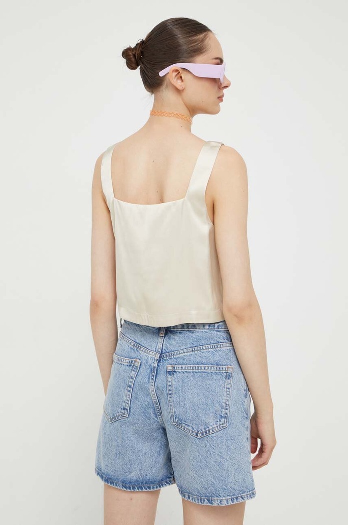 Ρούχα Top Abercrombie & Fitch KI140.3476.170 μπεζ