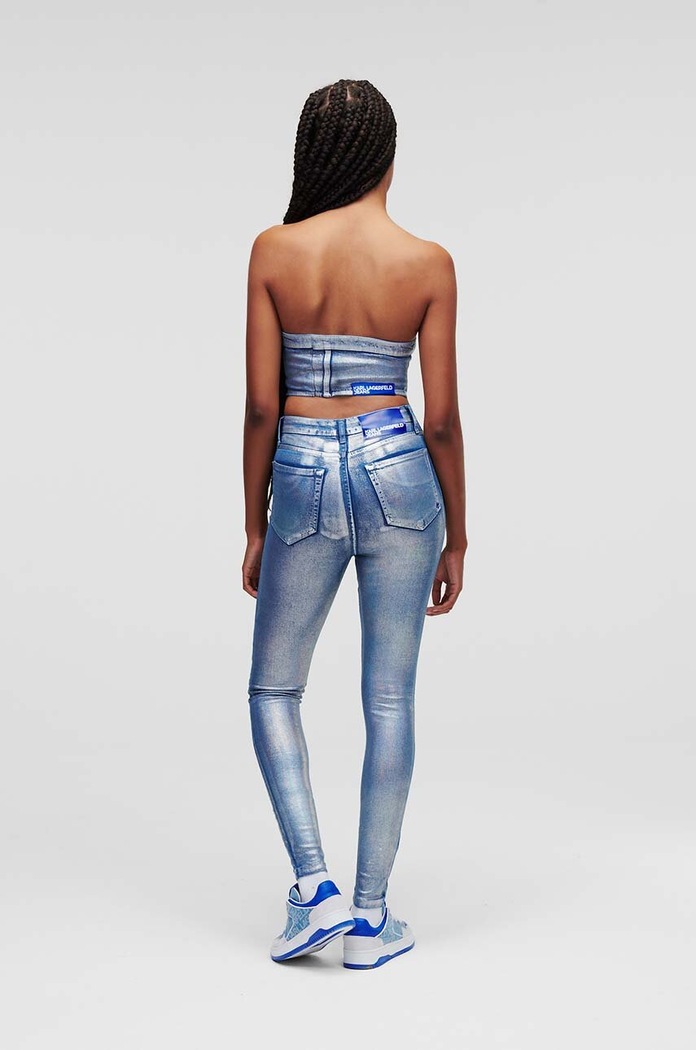 Karl Lagerfeld Jeans top 235J1603 albastru AW23