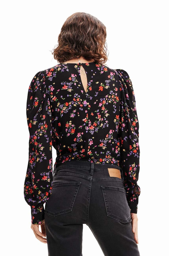 Blúzka Desigual 23WWBW36 čierna AW23