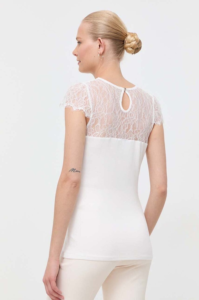 Îmbrăcăminte Morgan bluza DGIULIA.OFF.WHITE alb