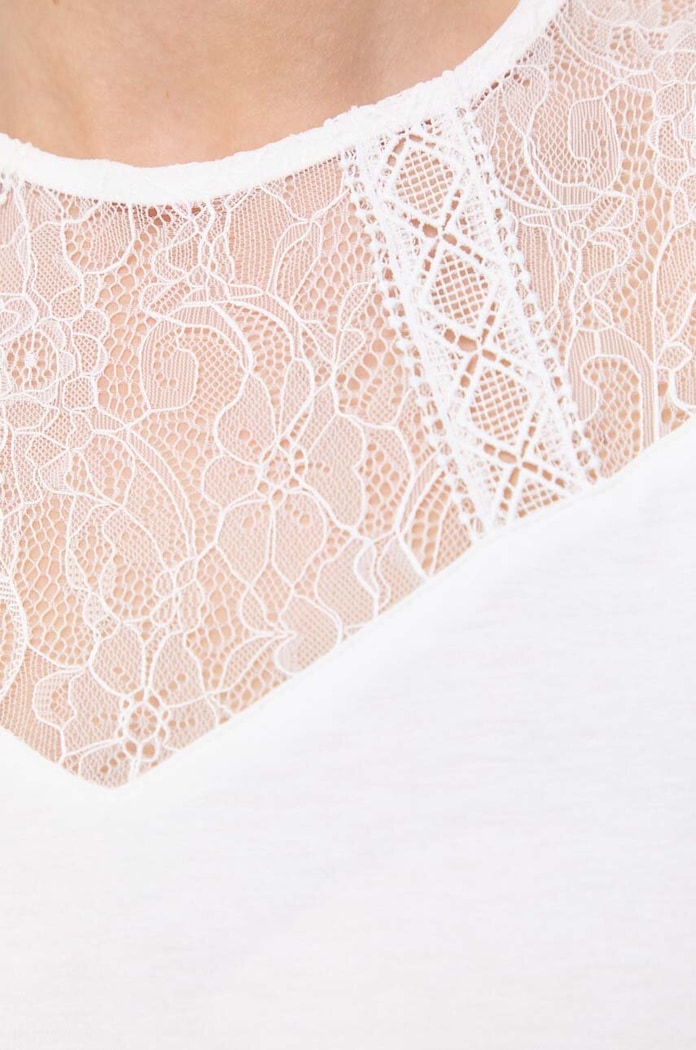 Morgan bluza DGIULIA.OFF.WHITE alb