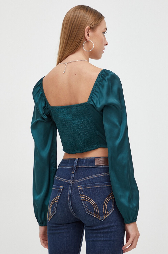 Ρούχα Μπλουζάκι Hollister Co. KI340.3204.300 πράσινο