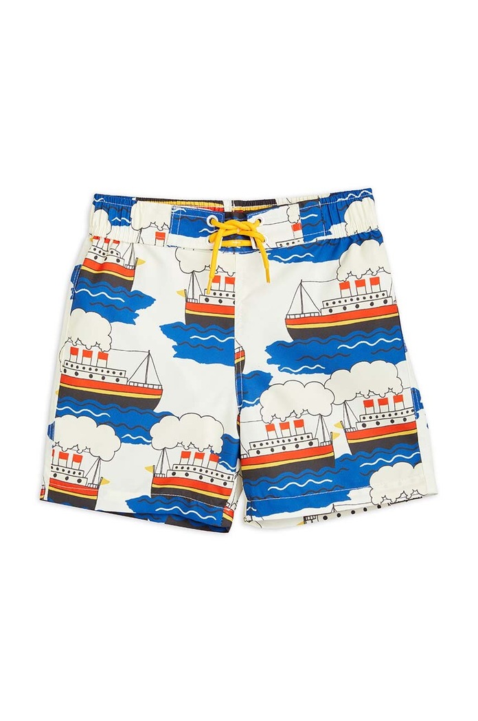 Mini Rodini szorty kąpielowe dziecięce Planet friendly multicolor 2368010900