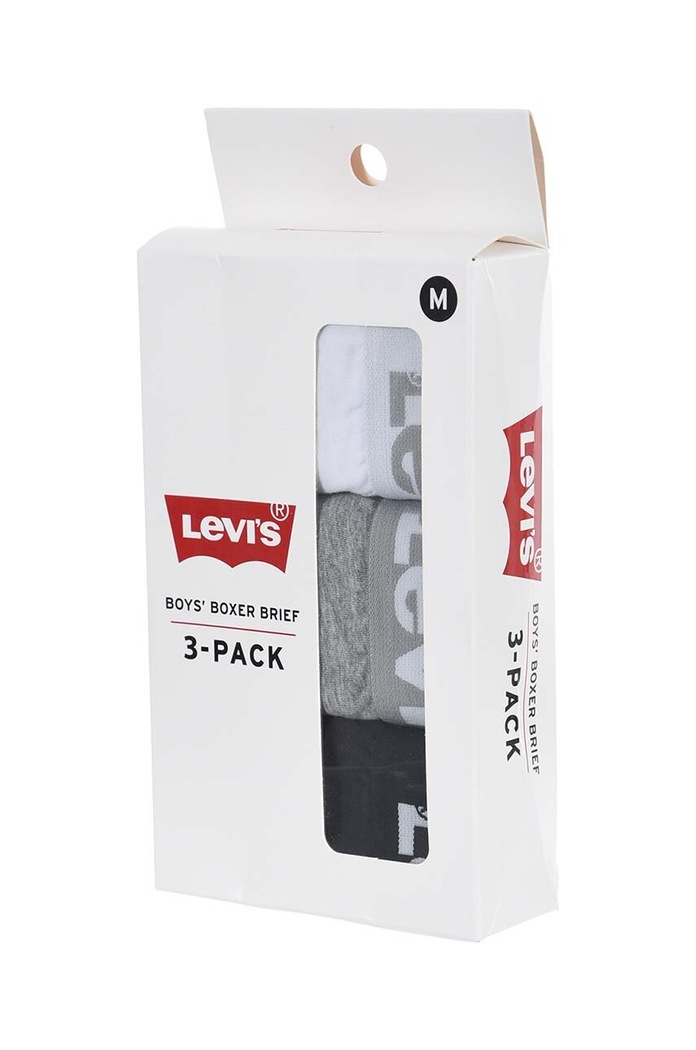 Băieți Levi's boxeri copii 3-pack 9L0311 alb