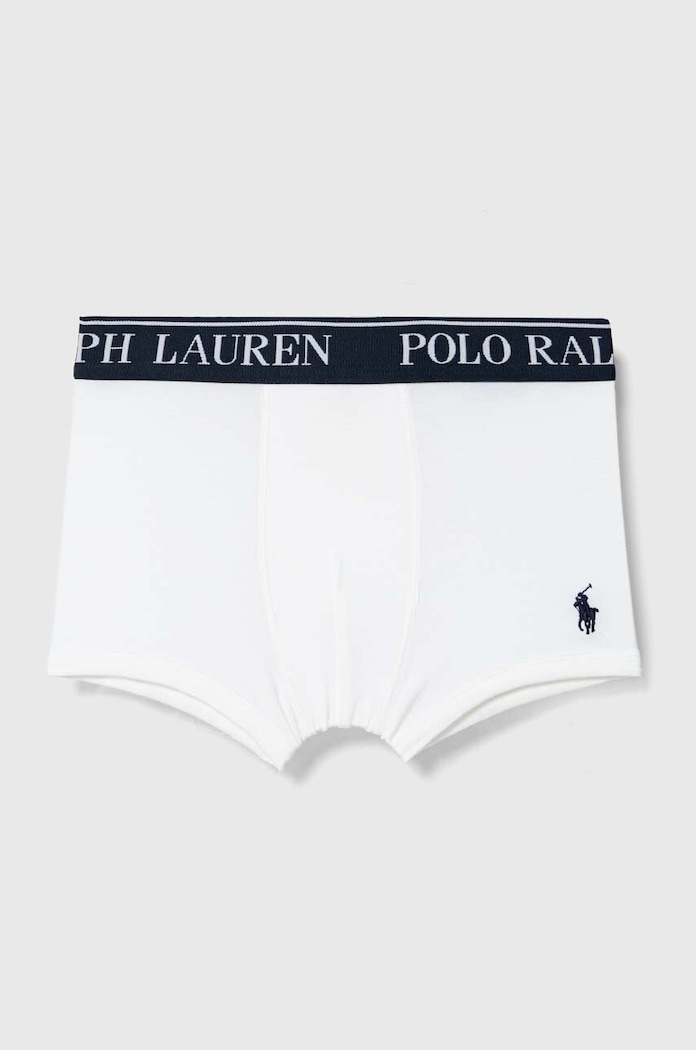 Polo Ralph Lauren bokserki dopasowane dziecięce bawełniane z elastanem 3-pack 9P5015 biały AA00