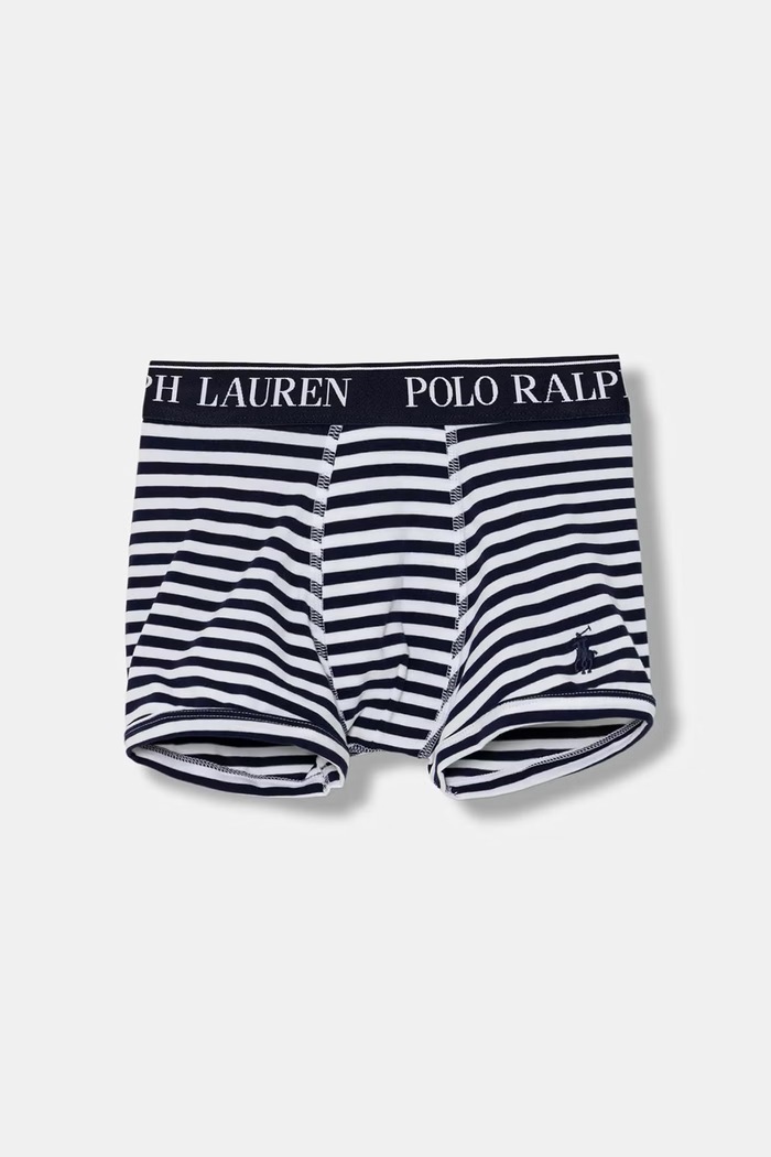 Polo Ralph Lauren прилепнали боксерки за деца от памук с еластан 3 броя 9P5015 тъмносин AA00