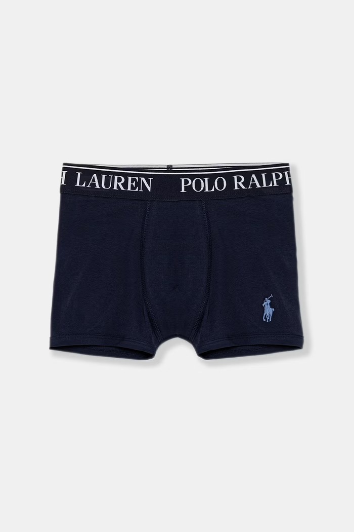Polo Ralph Lauren прилепнали боксерки за деца от памук с еластан 3 броя тъмносин 9P5015