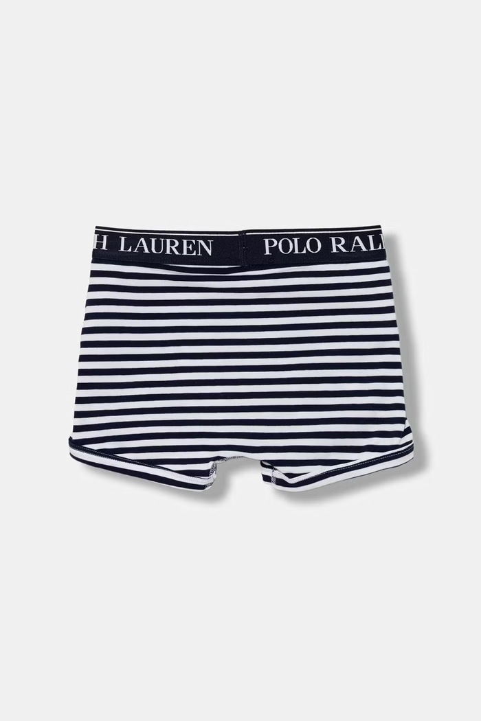 Polo Ralph Lauren прилепнали боксерки за деца от памук с еластан 3 броя 9P5015 тъмносин