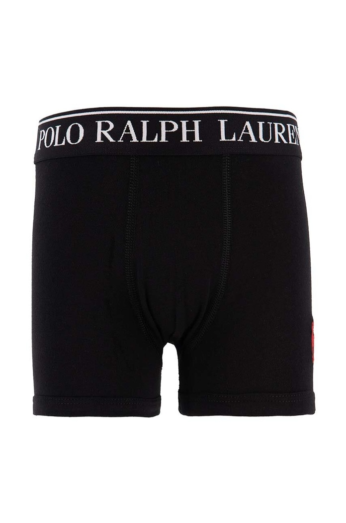 Detské boxerky Polo Ralph Lauren 2-pak jednofarebný čierna 9P5016