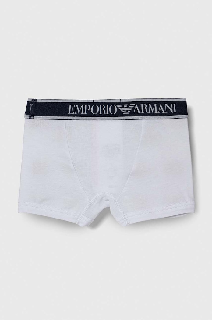 Детски боксерки Emporio Armani (2 броя) бял 406501.3F650
