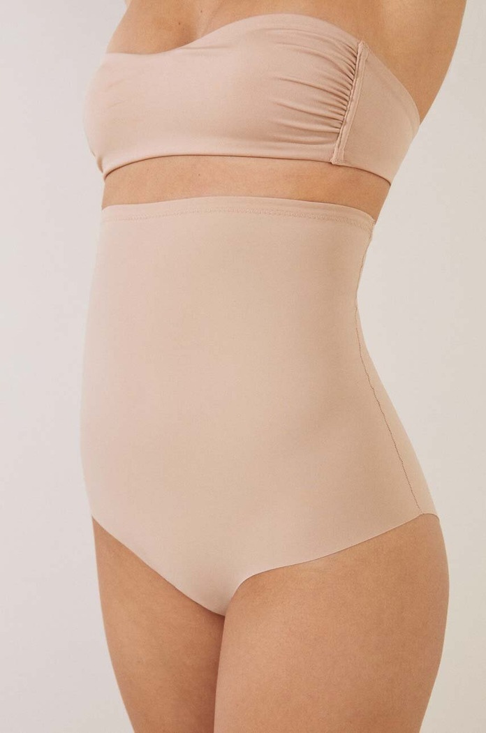 women'secret mutandine modellanti SHAPEWEAR MICRO THERMO-REGULATING slip classici beige 5182784