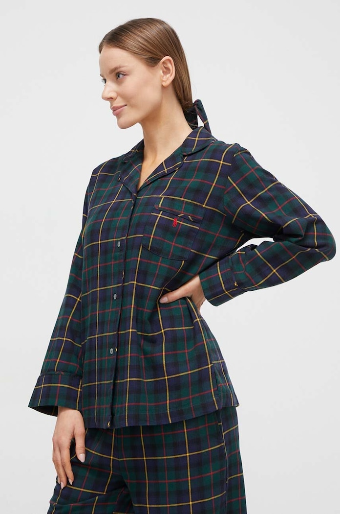 Odzież Polo Ralph Lauren piżama bawełniana 4P8043 multicolor