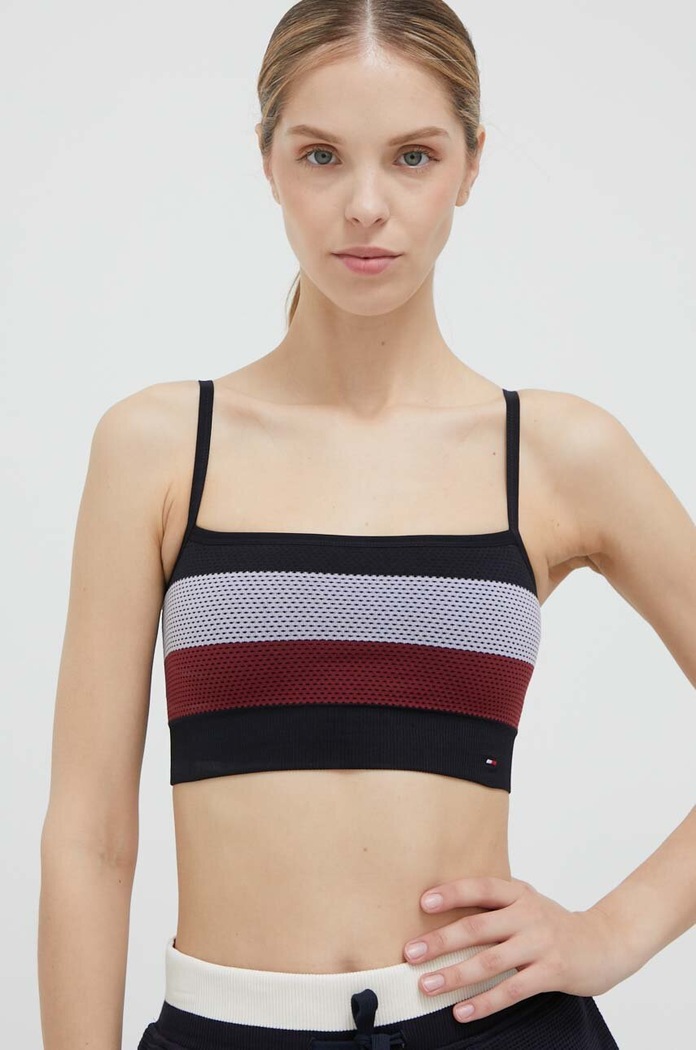 Tommy Hilfiger sportmelltartó melltartó merevítő nélkül fekete S10S101706