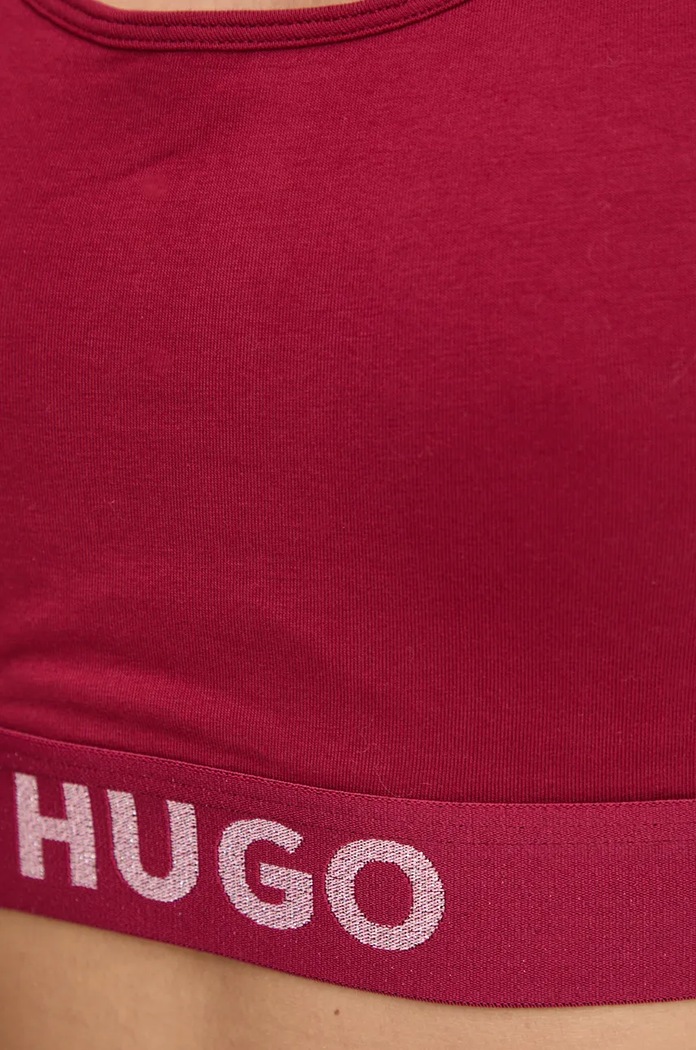 Podprsenka HUGO burgundské 50480159