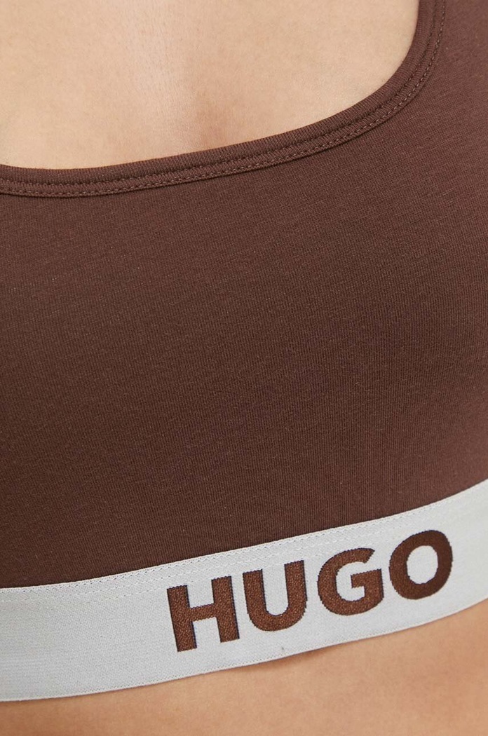 Ρούχα Σουτιέν HUGO 50480172 καφέ