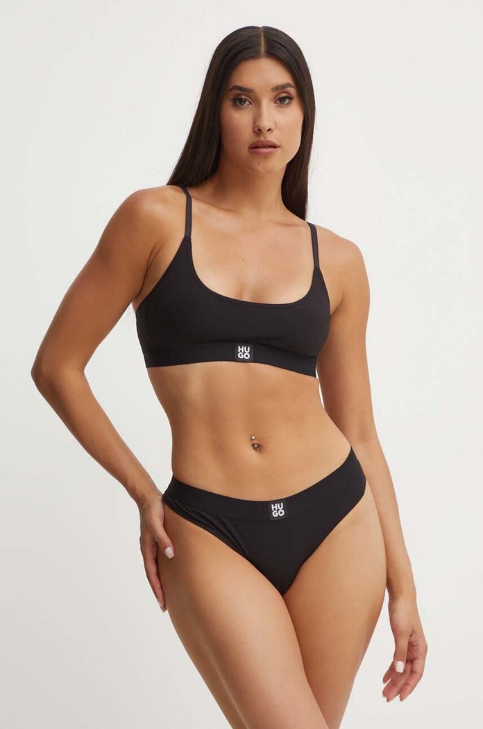 HUGO reggiseno 50496811 nero SS25