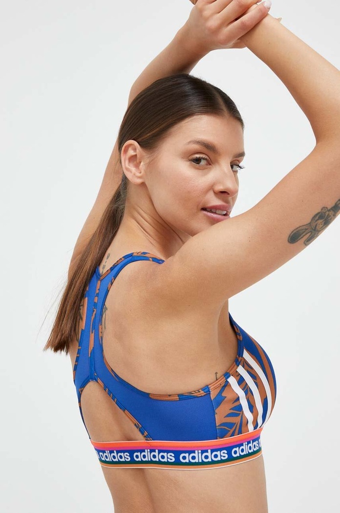 Oblečenie Športová podprsenka adidas Performance x FARM Rio IM2370 modrá