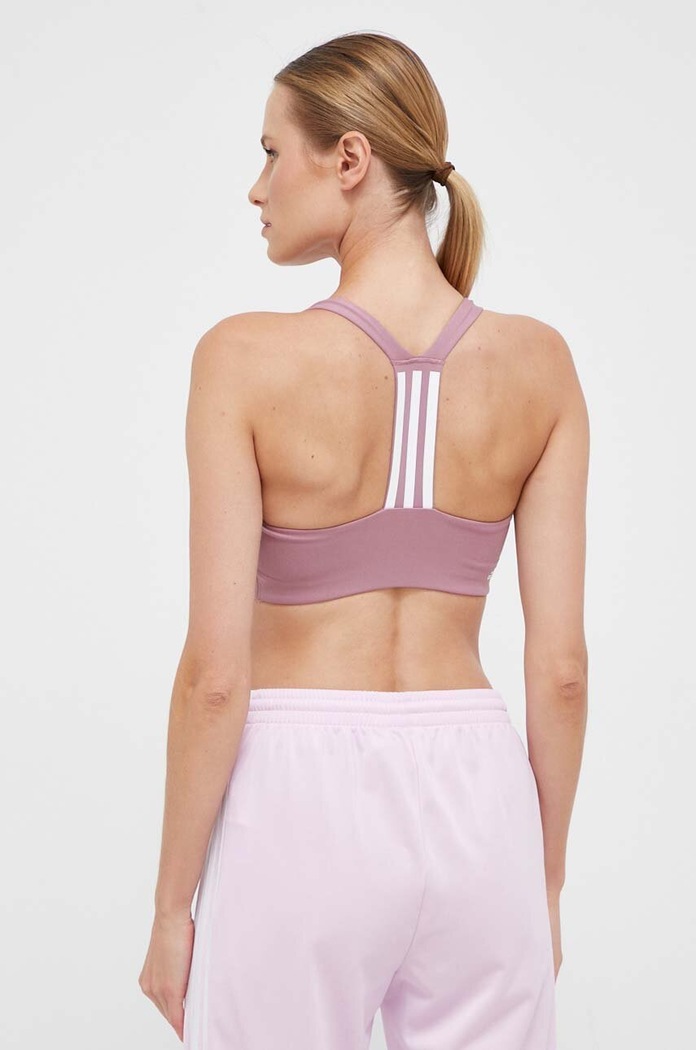 Odzież adidas Performance biustonosz sportowy Powerimpact IK9507 różowy