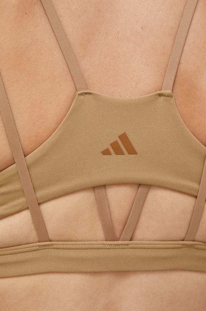 Σουτιέν γιόγκα adidas Performance IJ5764 μπεζ