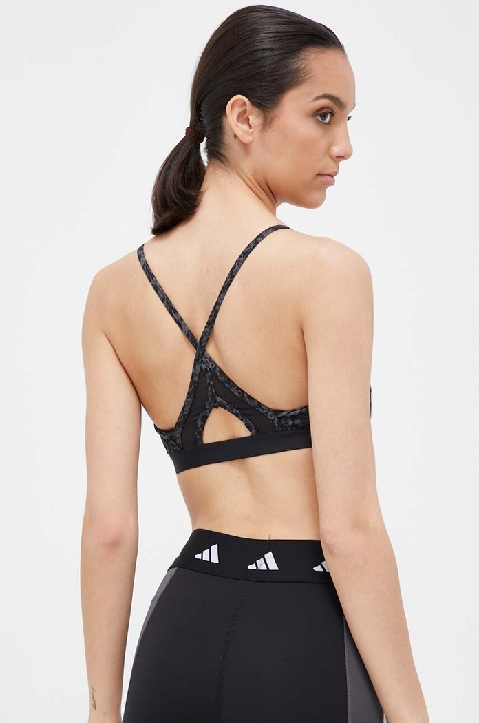 Odjeća Sportski grudnjak adidas Performance Aeroreact HZ1530 crna