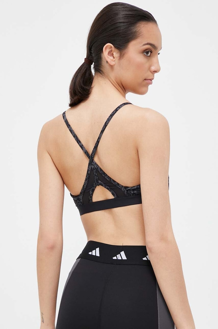 Odjeća Sportski grudnjak adidas Performance Aeroreact HZ1530 crna