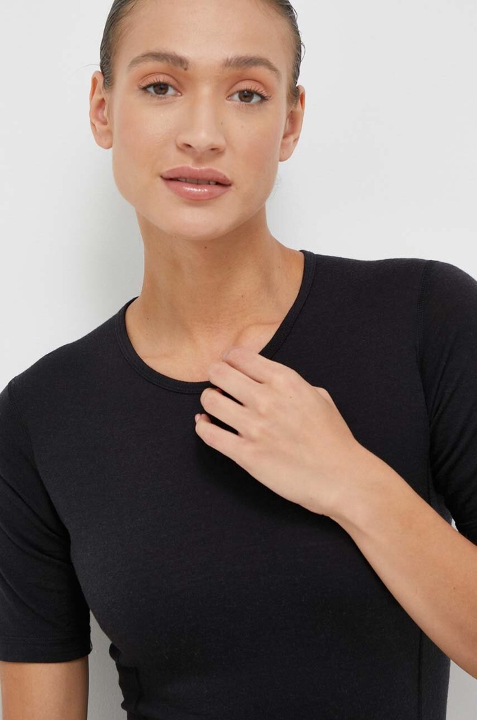 Funkční tričko adidas TERREX Xperior Merino 200 černá HZ8553