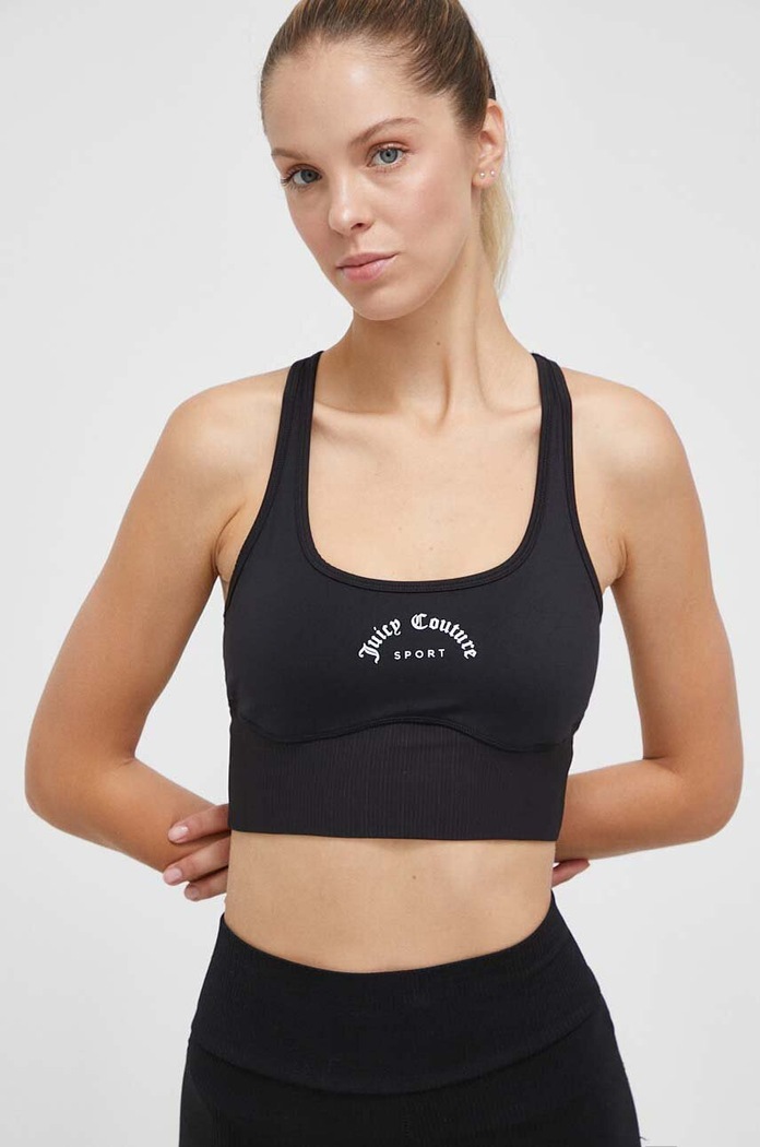 Sportski grudnjak Juicy Couture Wendy crna JCSQB223401.101