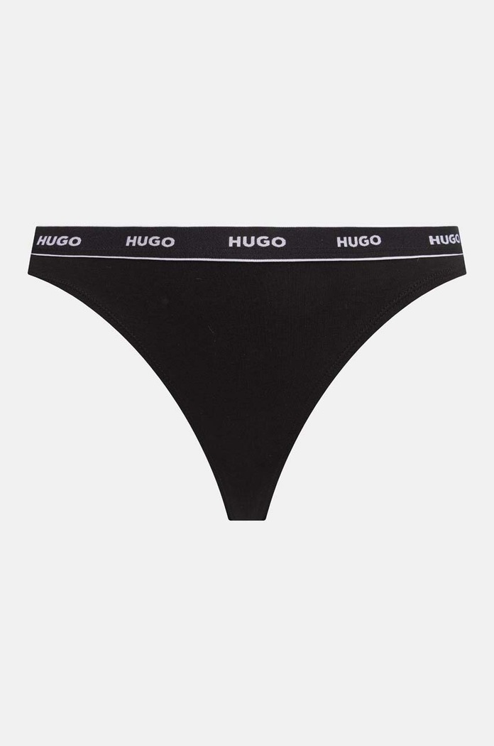 Odzież HUGO stringi 3-pack 50495870 czarny