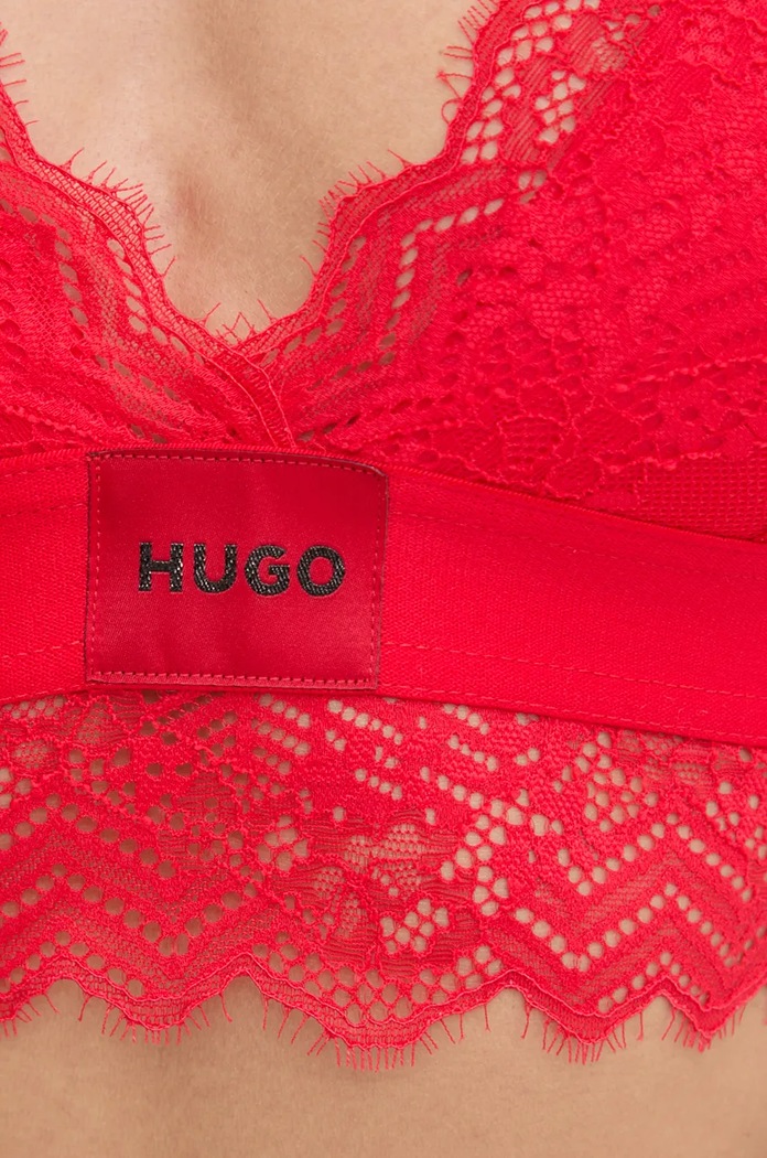 HUGO biustonosz 50502786 czerwony