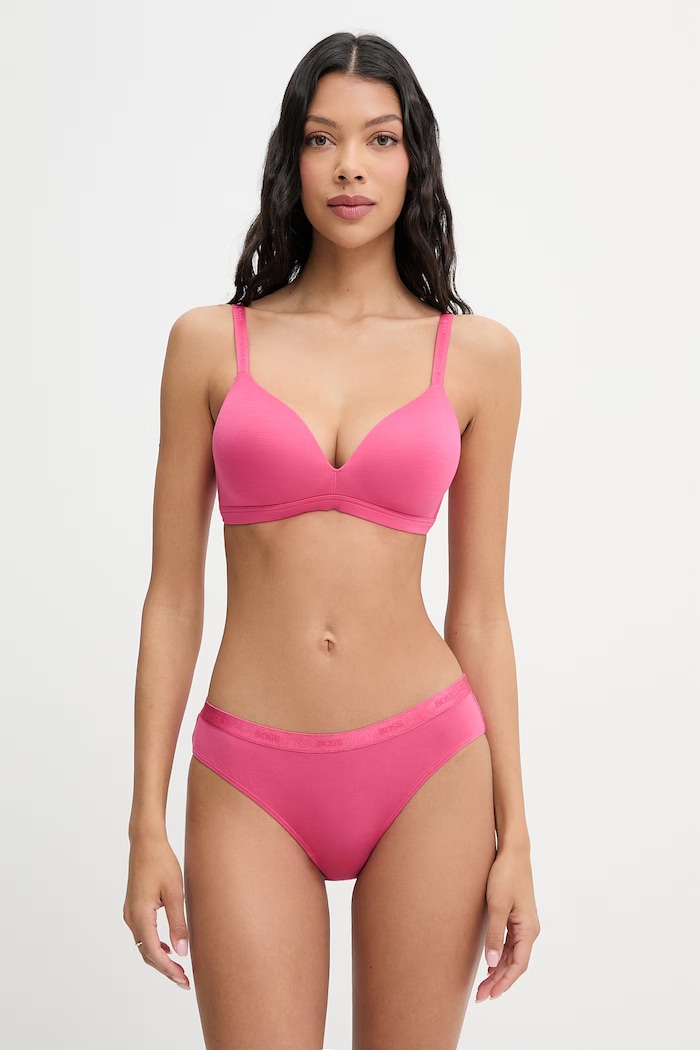 BOSS háromszöges melltartó viszkózzal TRIANGLE PADDED CI 50502739 rózsaszín AA00