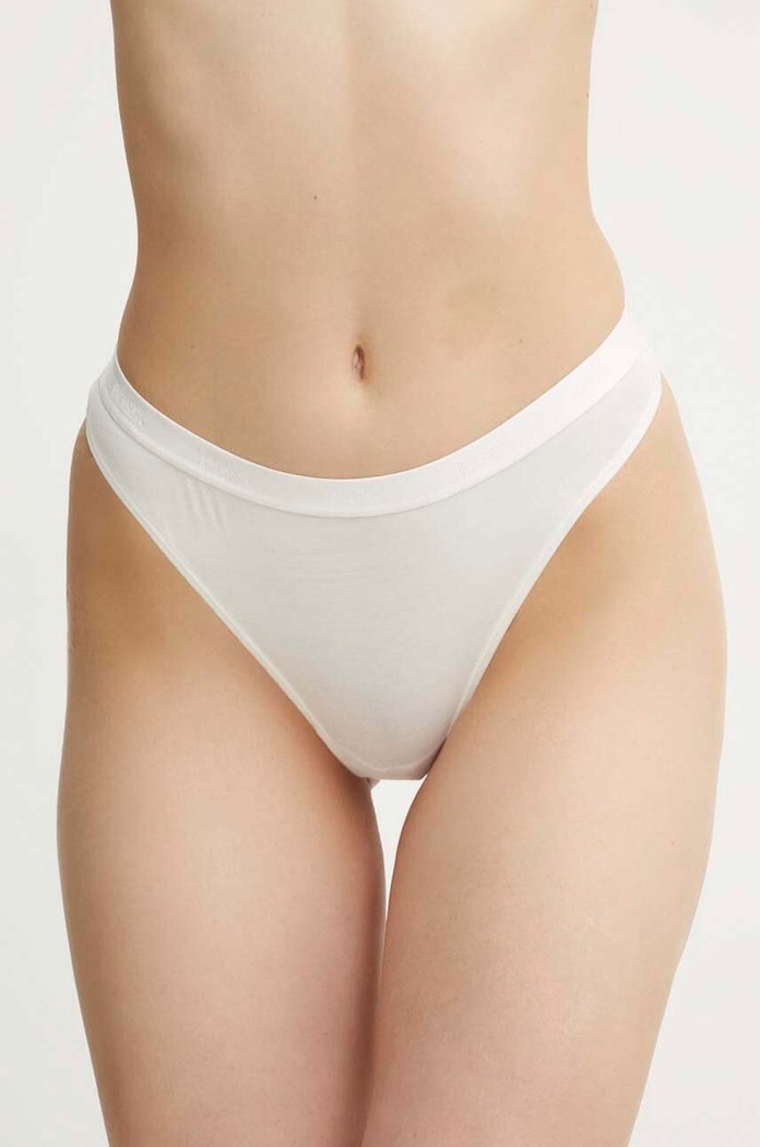 Стринги BOSS THONG CI трикотаж бежевий 50502752