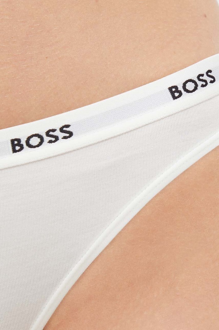 Oblečení Tanga BOSS THONG CI 50502752 béžová