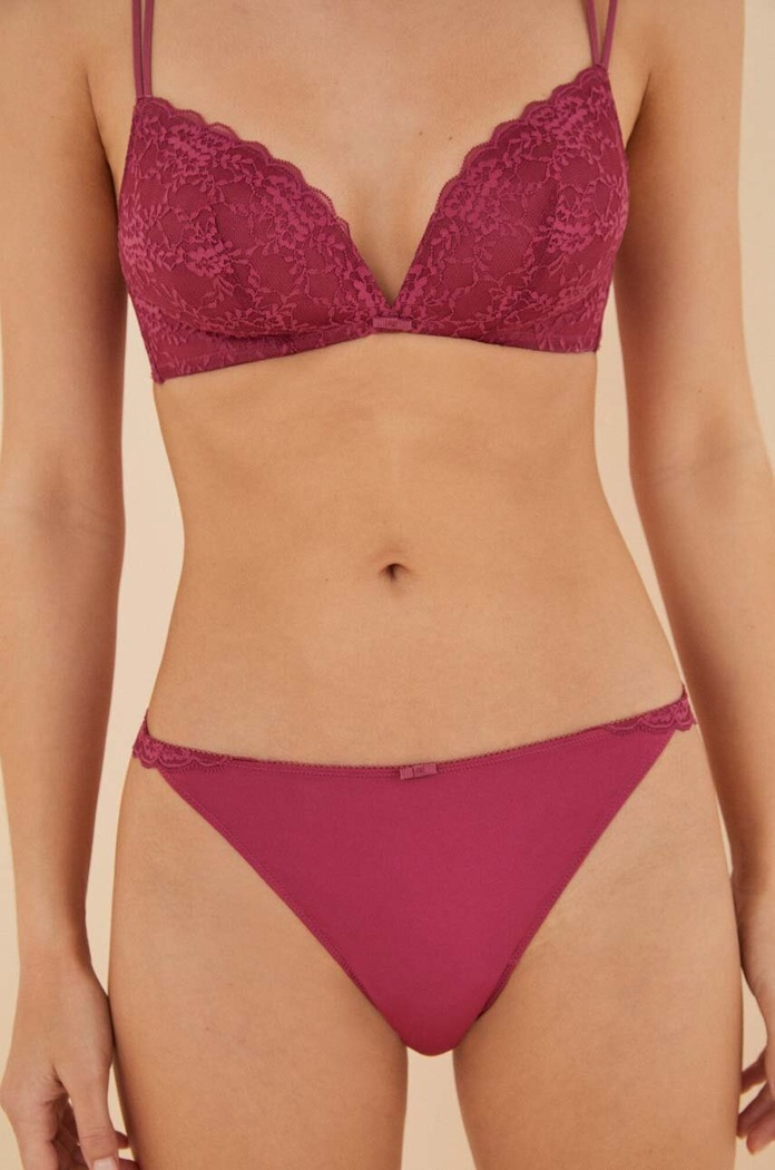 women'secret bugyi HELANKAS 1 sima rózsaszín 4986177