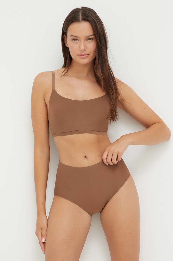 Odzież Chantelle figi Soft Stretch C26470.02E brązowy