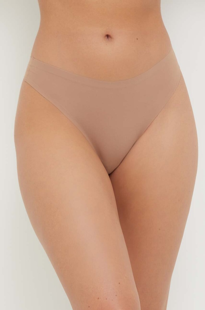Chantelle figi Soft Stretch dzianina brązowy C26490.02T