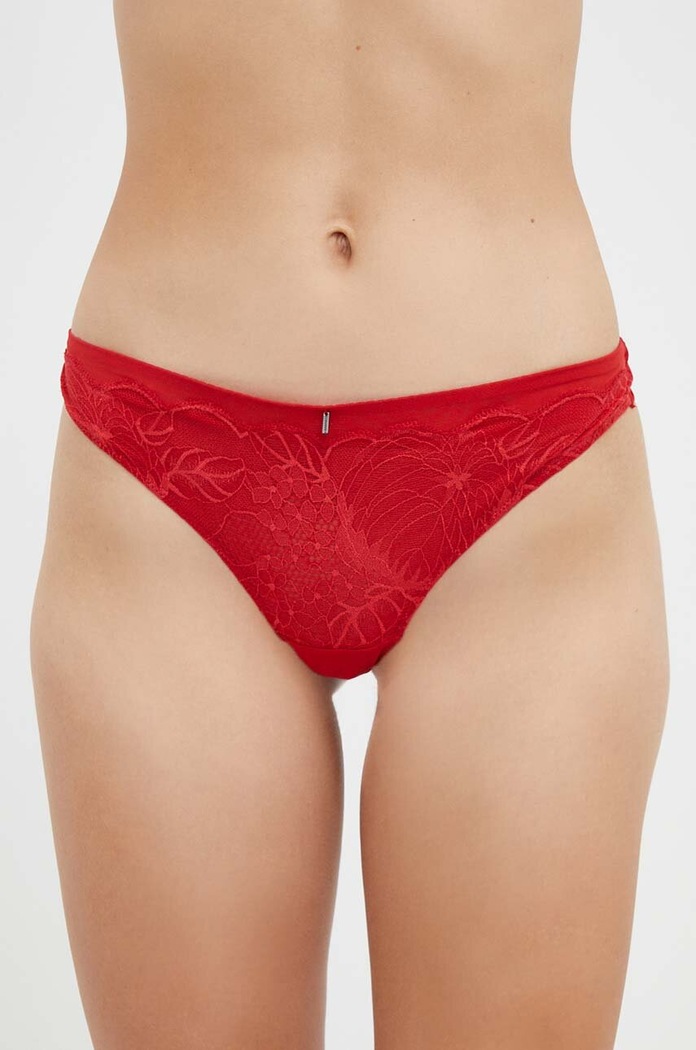 Chantelle brazil bugyi sima piros C12N90.05W