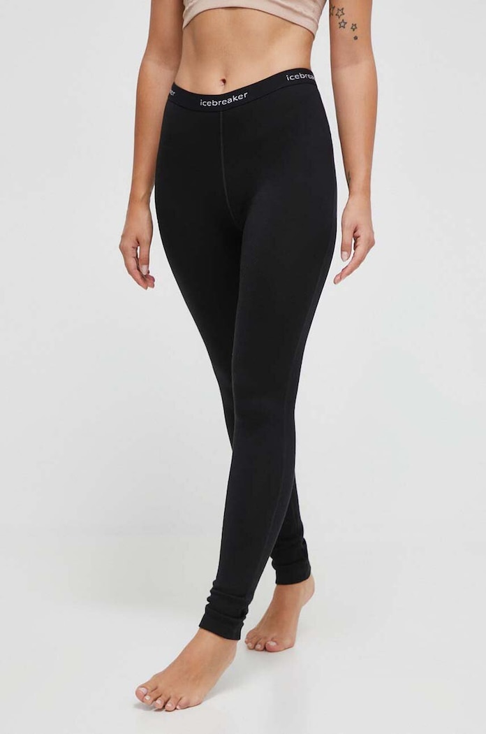 Icebreaker legginsy funkcyjne Planet friendly czarny IB1043920011