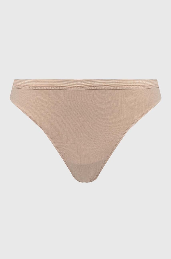 Tanga Tommy Hilfiger 3-pack UW0UW04890 béžová AA00