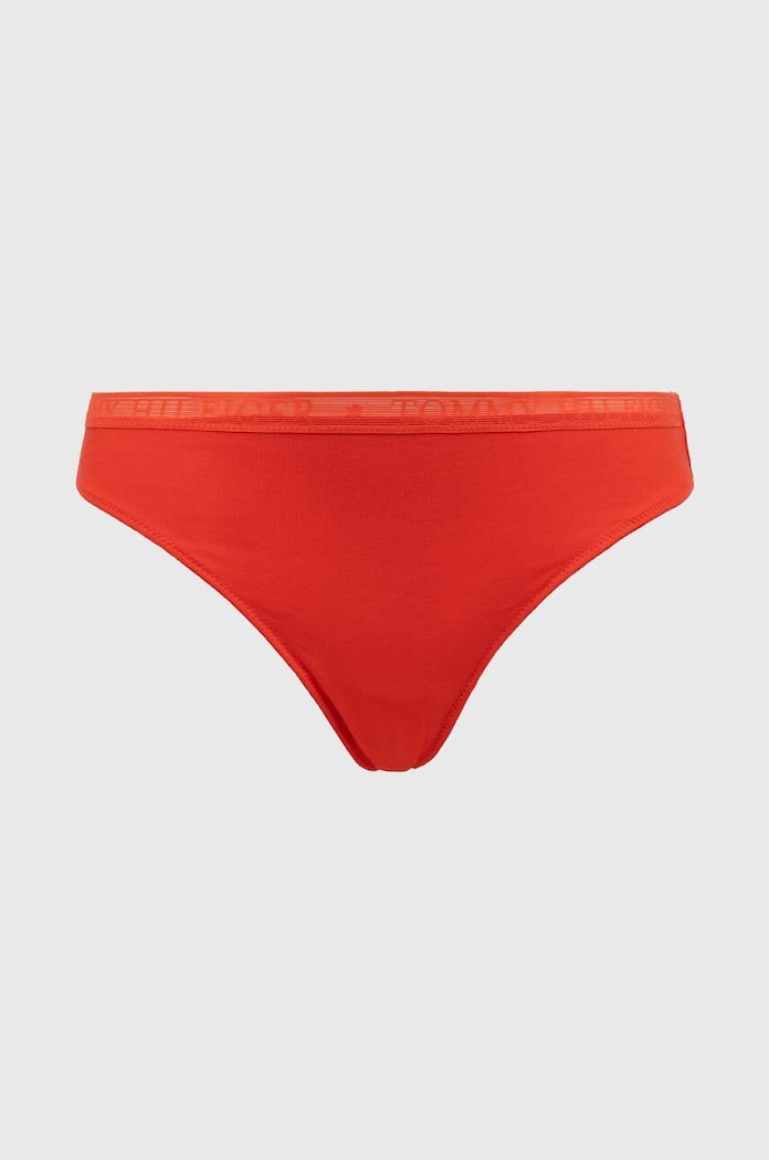 Tanga Tommy Hilfiger 3-pack UW0UW04890 červená AA00