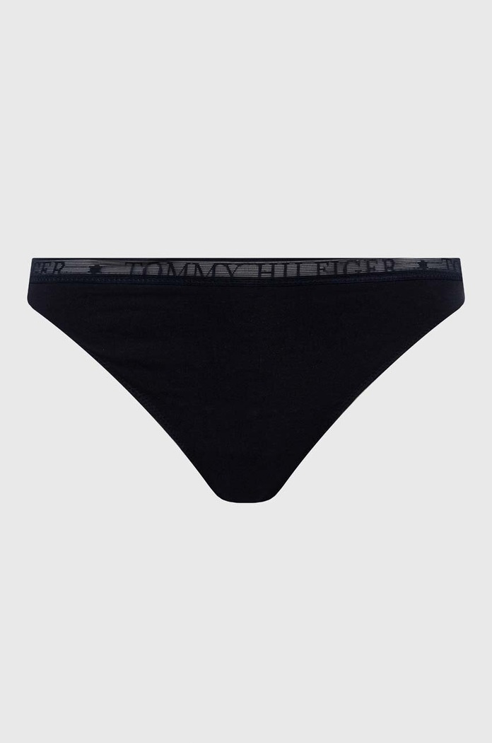 Tanga Tommy Hilfiger 3-pack burgundské UW0UW04890