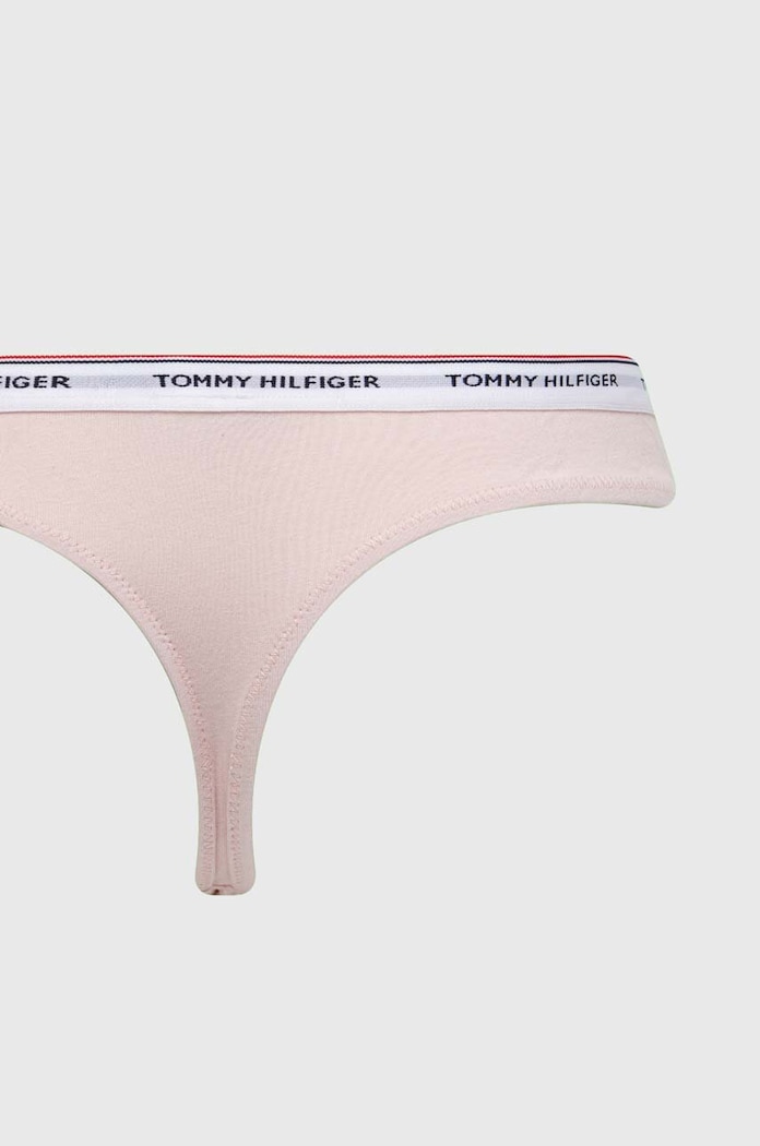 Tommy Hilfiger stringi 3-pack UW0UW04894 różowy