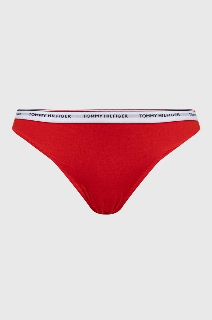 Gaćice Tommy Hilfiger 3-pack crvena UW0UW04895