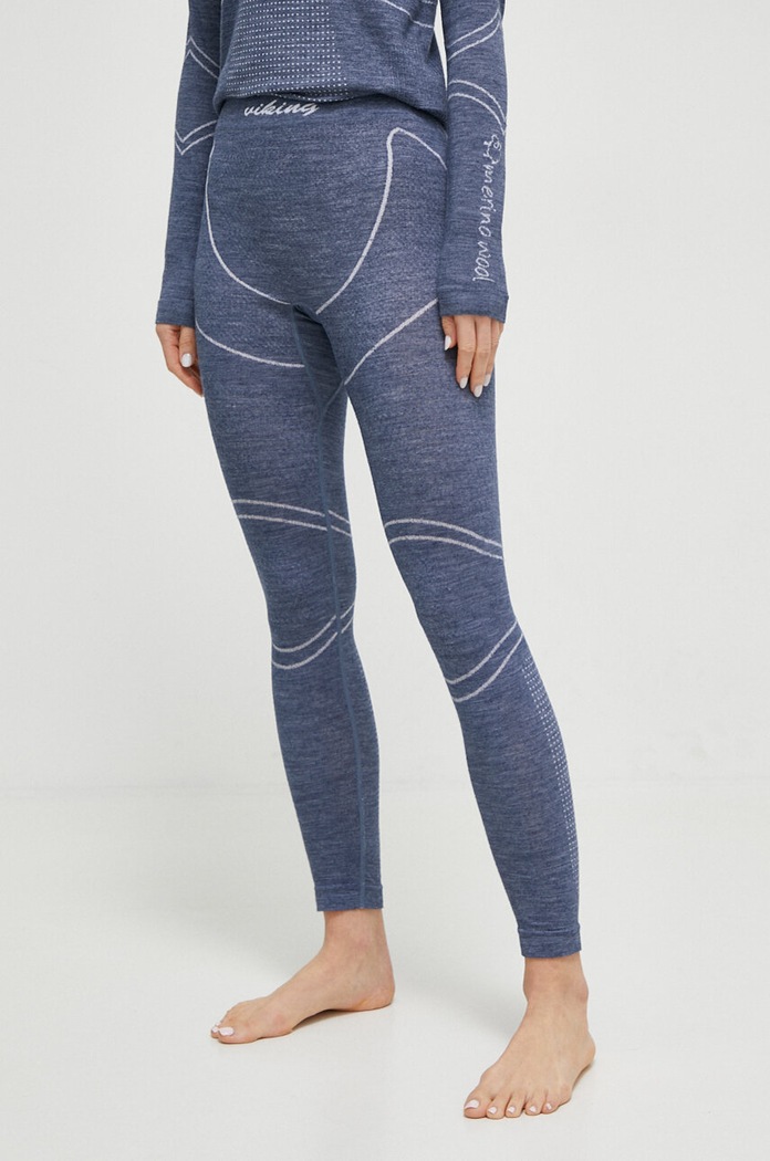 Viking legginsy funkcyjne Lana Pro Merino 500.23.5759 niebieski AW25
