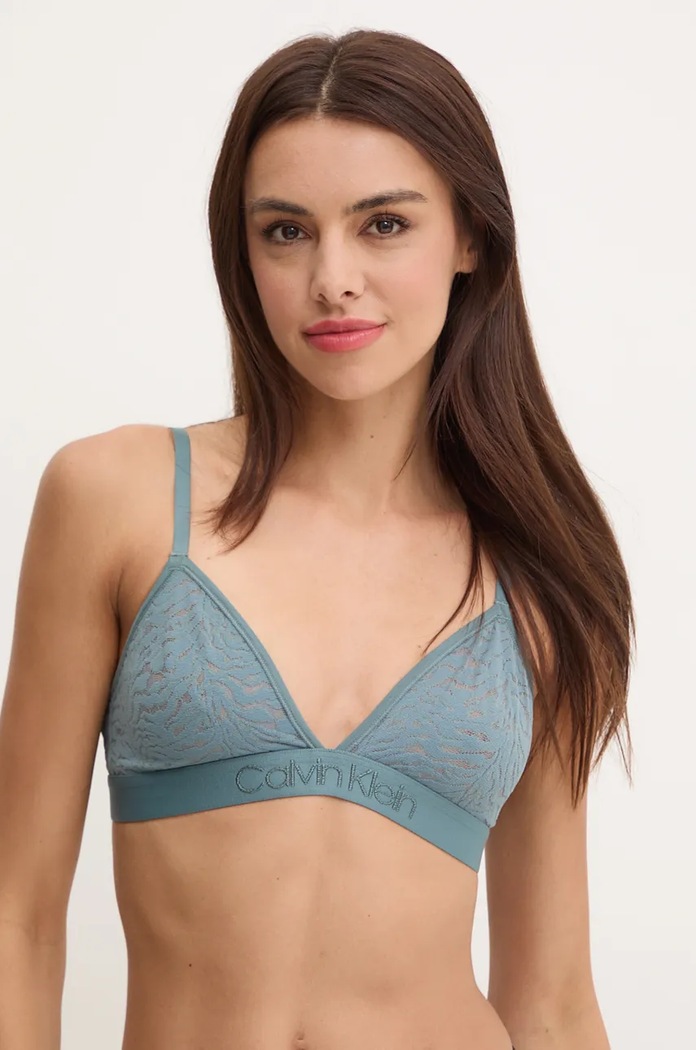 Calvin Klein Underwear sutien moale albastru 000QF7491E