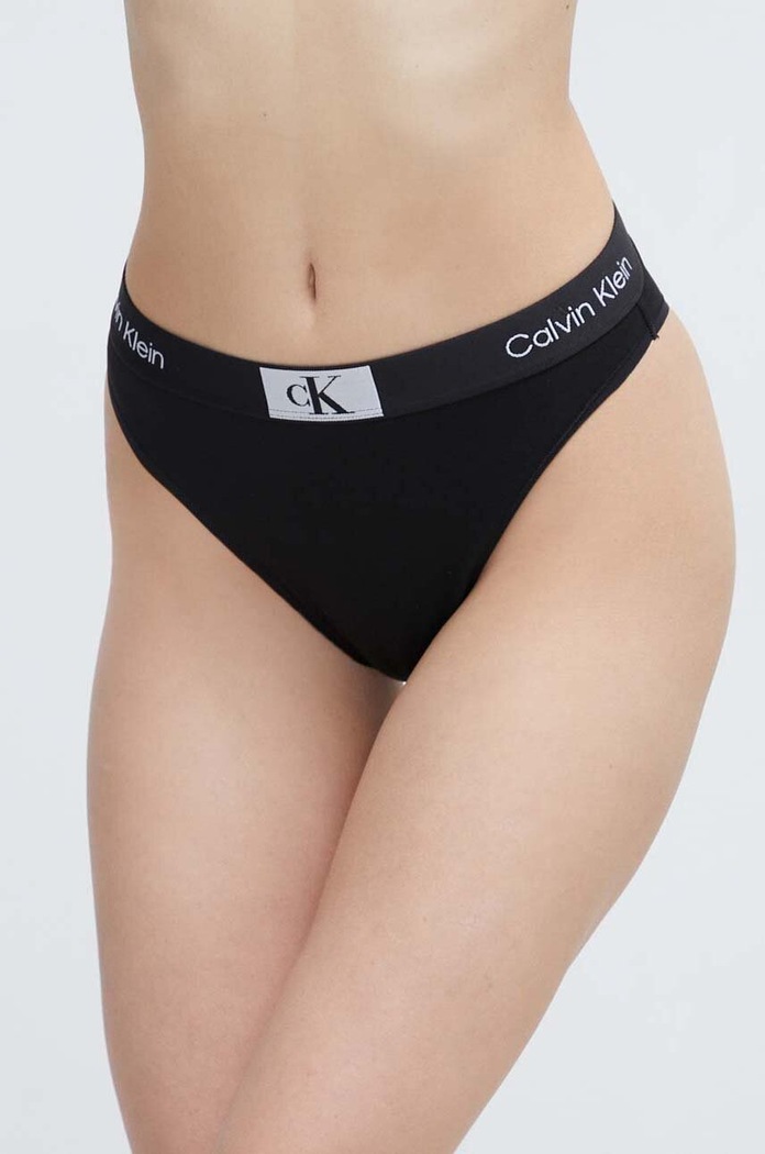 Calvin Klein Underwear figi dzianina czarny 000QF7223E