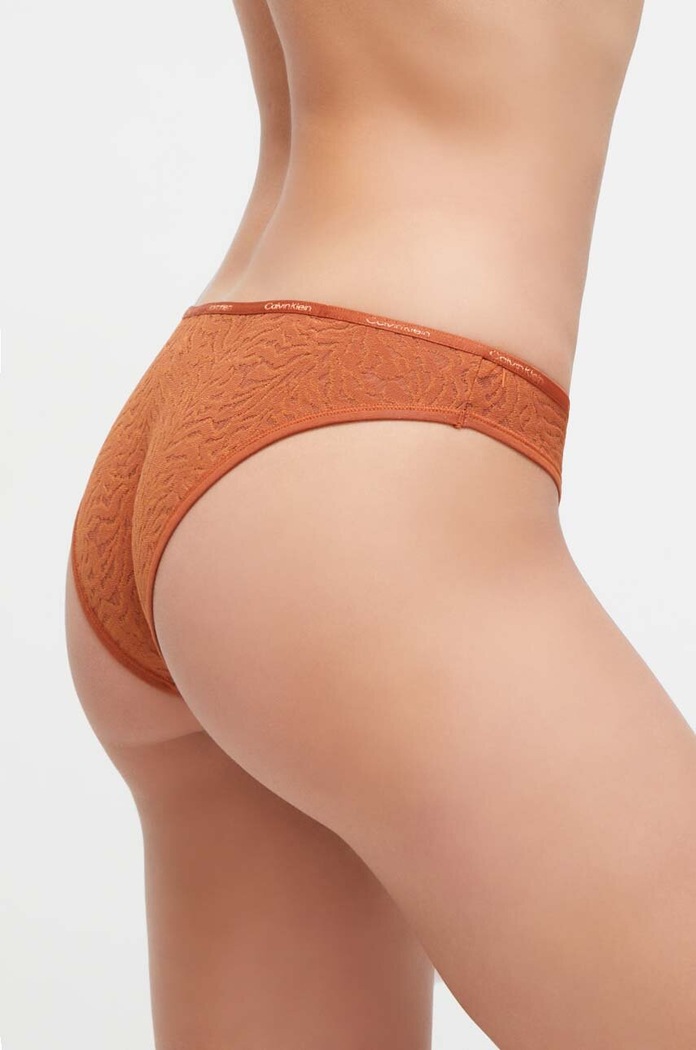 Σλιπ Calvin Klein Underwear 000QF7348E πορτοκαλί AA00