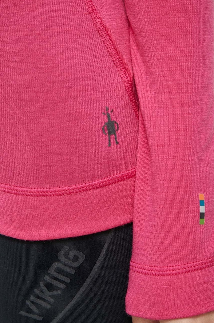Funkční triko s dlouhým rukávem Smartwool Classic Thermal Merino SW016370 růžová