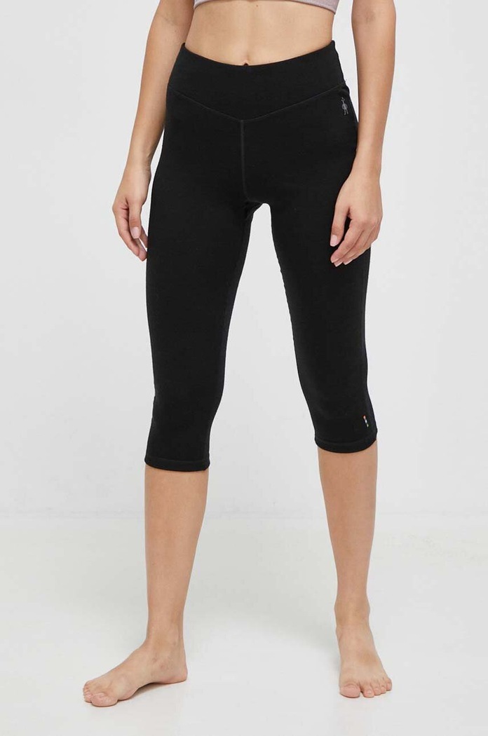 Funkční legíny Smartwool Classic Thermal Merino outdoor černá SW018808