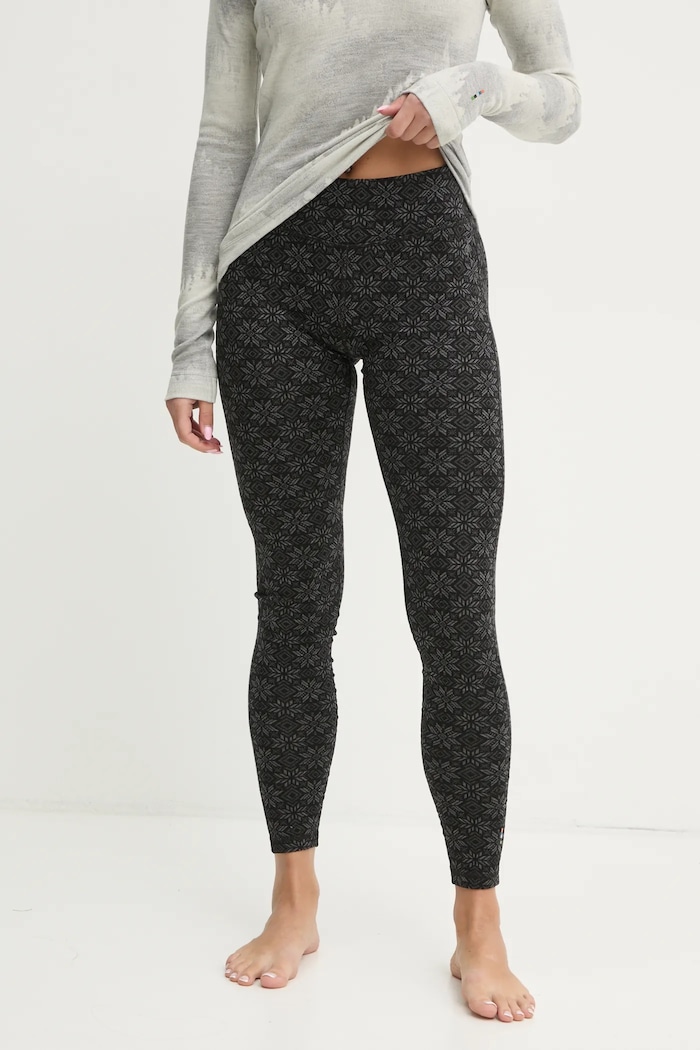 Funkční legíny Smartwool Classic Thermal Merino černá SW018809